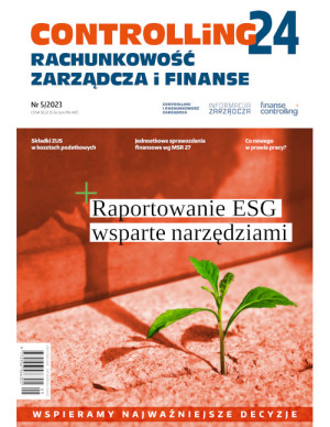 Finanse i Controlling nr 5/2023 - Raportowanie ESG wsparte narzędziami